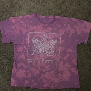 Cold Crush Tie-Dye Tee - Purple & Pink Accents